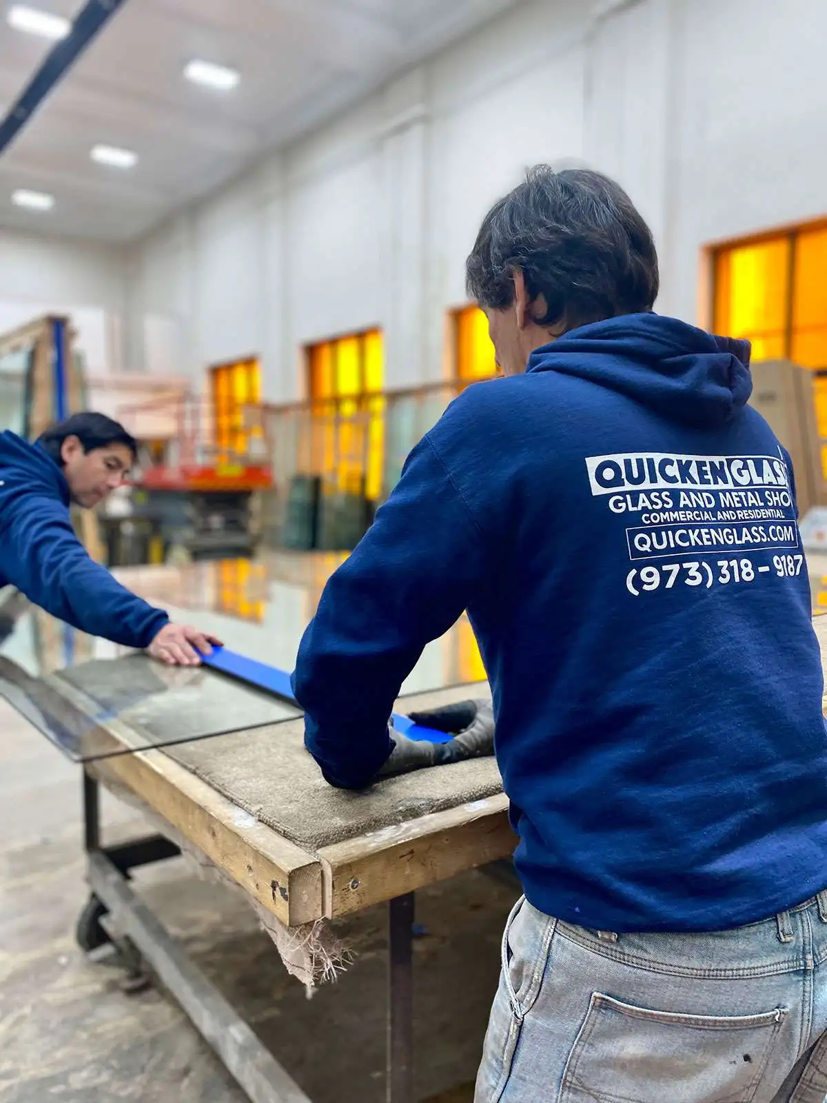 QuickenGlass team at work