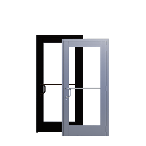 Single Storefront Glass Door